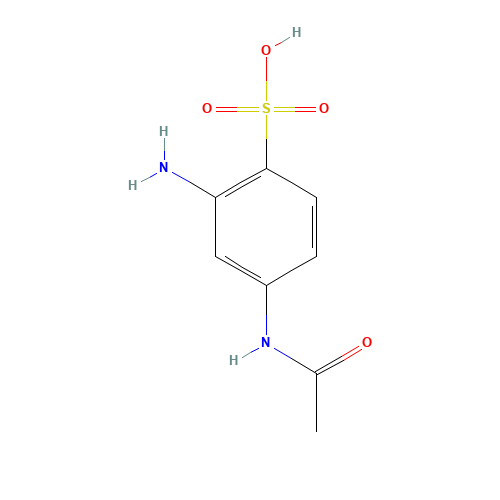 4-Acetamido-2-aminobenzenesulfonic acid (CAS: 88-64-2) - Related Chemical Product
