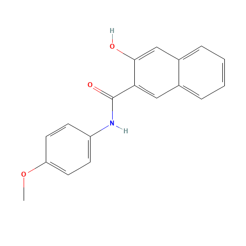 3-Hydroxy-4'-methoxy-2-naphthanilide (CAS: 92-79-5) - Related Chemical Product