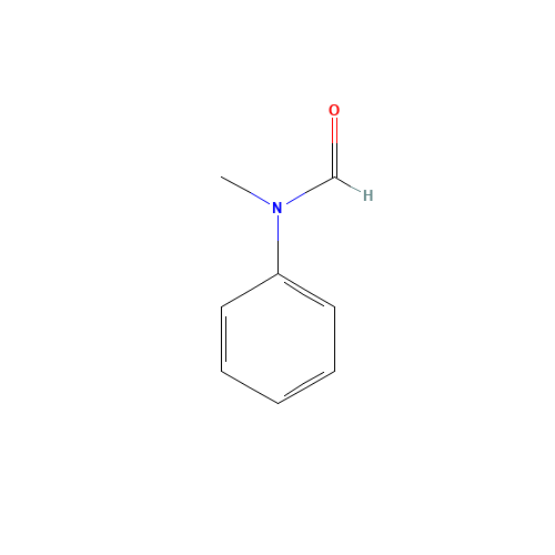 N-Methylformanilide (CAS: 93-61-8) - Chemical Structure and Molecular Formula 