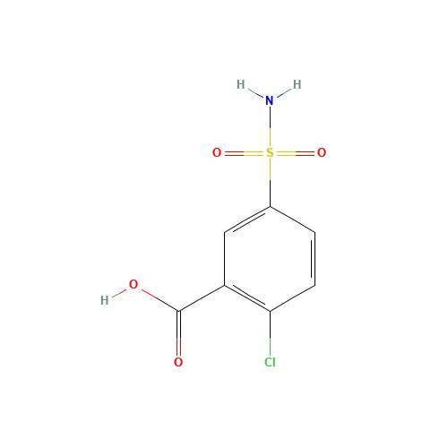 2-CHLORO-5-SULFAMOYLBENZOIC ACID (CAS: 97-04-1) - Related Chemical Product