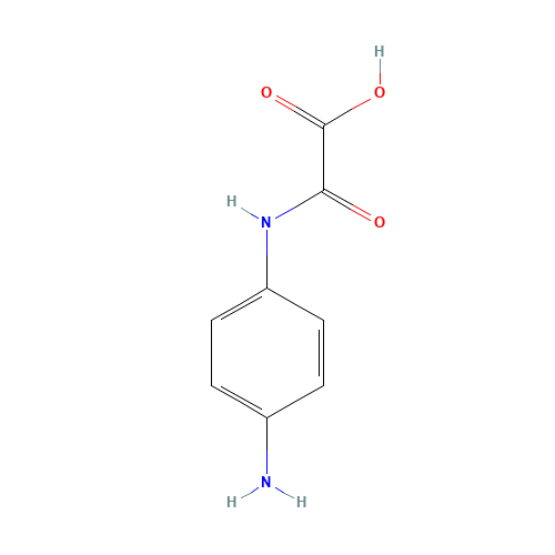 P-AMINOOXANILIC ACID (CAS: 103-92-4) - Chemical Structure and Molecular Formula 