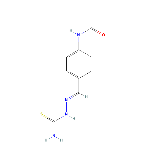THIACETAZONE (CAS: 104-06-3) - Chemical Structure and Molecular Formula 