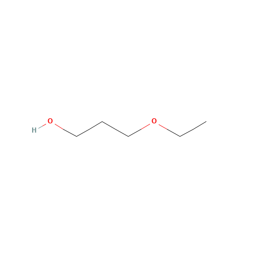 3-Ethoxy-1-propanol (CAS: 111-35-3) - Chemical Structure and Molecular Formula 