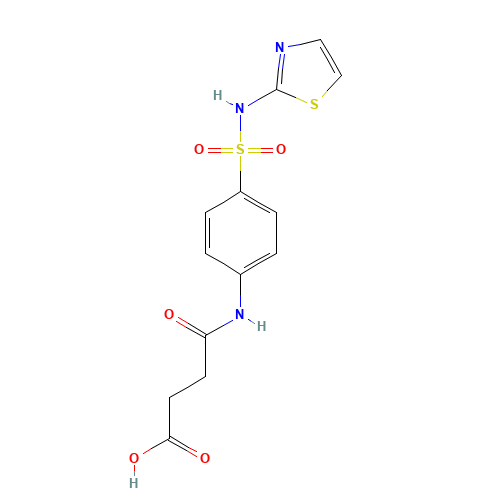 p-2-Thiazolylsulfamoylsuccinanilic acid (CAS: 116-43-8) - Related Chemical Product