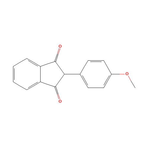 2-P-ANISYL-1,3-INDANDIONE (CAS: 117-37-3) - Related Chemical Product
