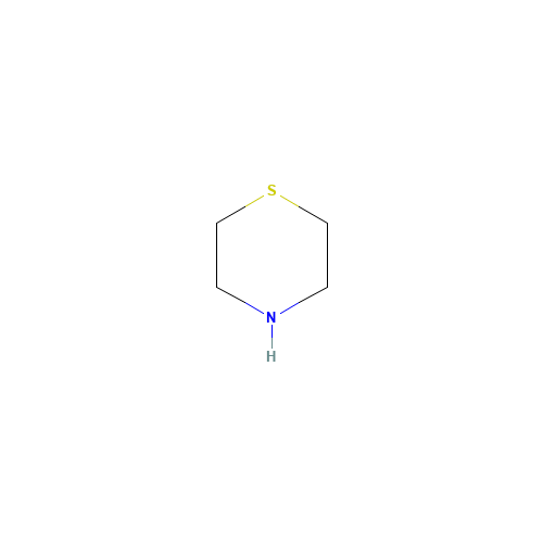 Thiomorpholine (CAS: 123-90-0) - Chemical Structure and Molecular Formula 