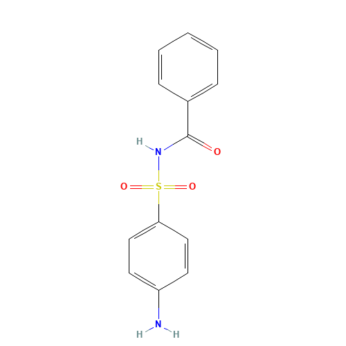 Sulfabenzamide (CAS: 127-71-9) - Chemical Structure and Molecular Formula 