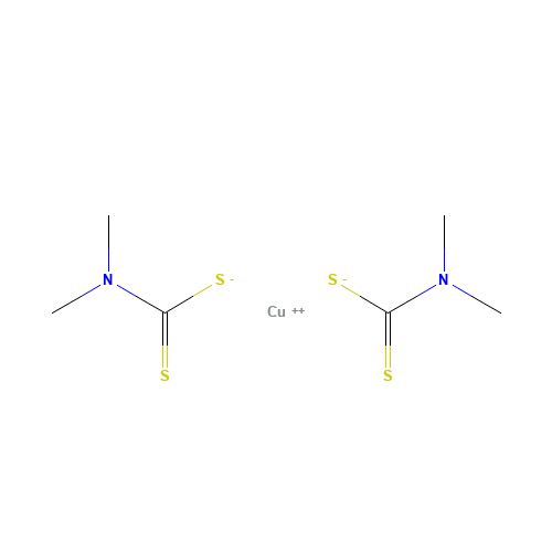 Bis(dimethylcarbamodithioato-S,S') copper (CAS: 137-29-1) - Related Chemical Product