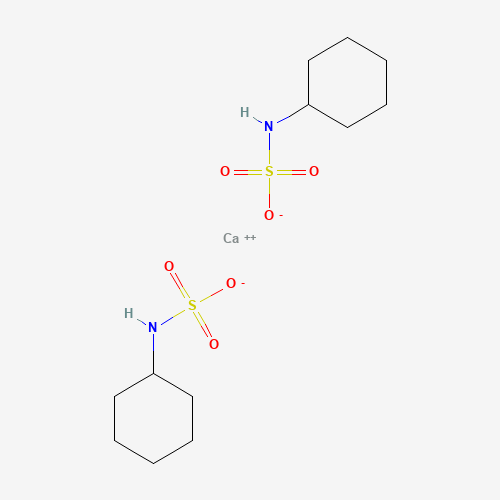 Calcium bis(cyclohexylsulphamate) (CAS: 139-06-0) - Chemical Structure and Molecular Formula 