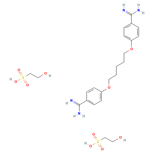 Pentamidine isethionate (CAS: 140-64-7) - Related Chemical Product