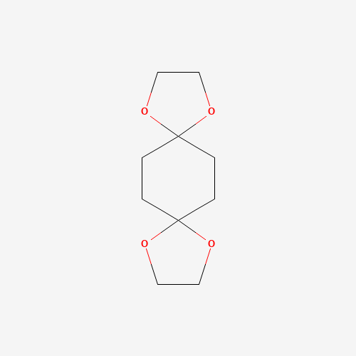 1,4-Cyclohexanedione bis(ethylene ketal) (CAS: 183-97-1) - Chemical Structure and Molecular Formula 