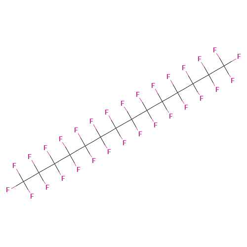 PERFLUOROTETRADECANE (CAS: 307-62-0) - Chemical Structure and Molecular Formula 