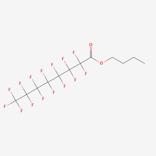 N-BUTYL PERFLUOROOCTANOATE (CAS: 307-96-0) - Chemical Structure and Molecular Formula 