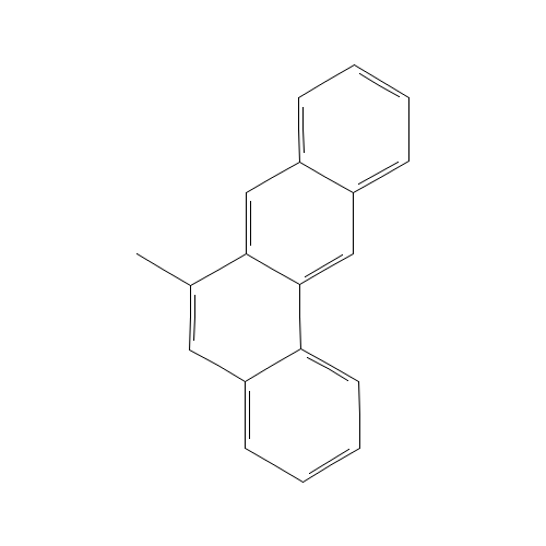 6-METHYLBENZO(A)ANTHRACENE (CAS: 316-14-3) - Chemical Structure and Molecular Formula 