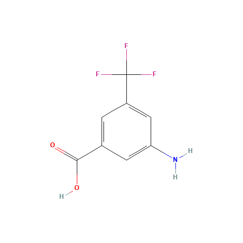 3-Amino-5-(trifluoromethyl)benzoic acid (CAS: 328-68-7) - Related Chemical Product