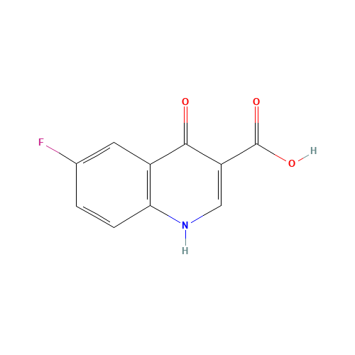 6-FLUORO-4-HYDROXYQUINOLINE-3-CARBOXYLIC ACID (CAS: 343-10-2) - Related Chemical Product