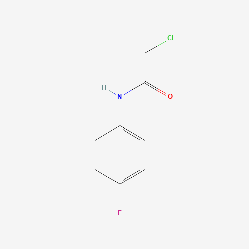 N-(CHLOROACETYL)-4-FLUOROANILINE (CAS: 351-04-2) - Chemical Structure and Molecular Formula 