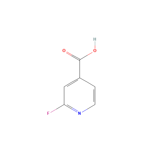 2-Fluoroisonicotinic acid (CAS: 402-65-3) - Chemical Structure and Molecular Formula 