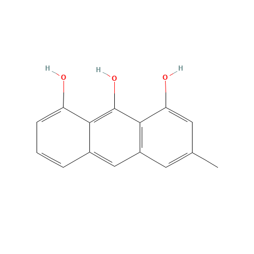 CHRYSAROBIN (CAS: 491-59-8) - Chemical Structure and Molecular Formula 