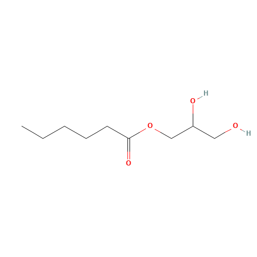MONOCAPROIN (CAS: 502-53-4) - Chemical Structure and Molecular Formula 