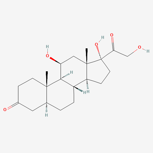 11-BETA,17-ALPHA,21-TRIHYDROXY-5-ALPHA-PREGNANE-3,20-DIONE (CAS: 516-41-6) - Related Chemical Product