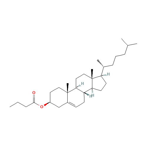 3beta-Hydroxy-5-cholestene 3-butyrate (CAS: 521-13-1) - Related Chemical Product