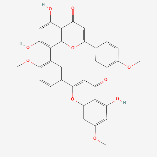 SCIADOPITYSIN (CAS: 521-34-6) - Chemical Structure and Molecular Formula 