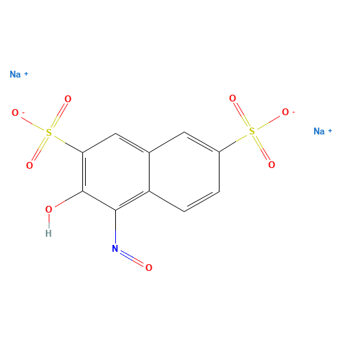 1-NITROSO-2-NAPHTHOL-3,6-DISULFONIC ACID DISODIUM SALT (CAS: 525-05-3) - Related Chemical Product