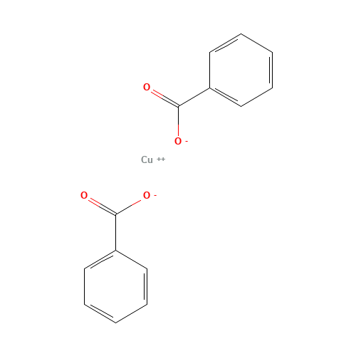 CUPRIC BENZOATE (CAS: 533-01-7) - Chemical Structure and Molecular Formula 