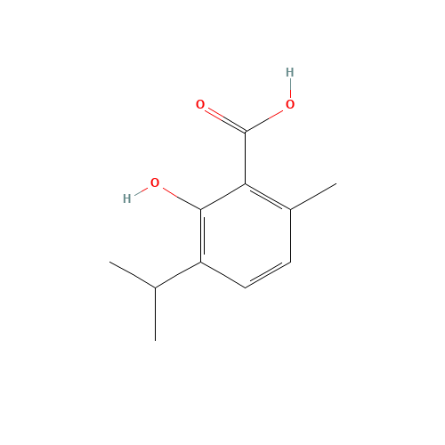 2-HYDROXY-3-ISOPROPYL-6-METHYLBENZOIC ACID (CAS: 548-51-6) - Related Chemical Product