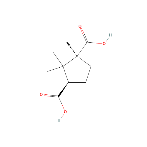 (1S,3R)-1,2,2-TRIMETHYL-1,3-CYCLOPENTANEDICARBOXYLIC ACID (CAS: 560-09-8) - Related Chemical Product