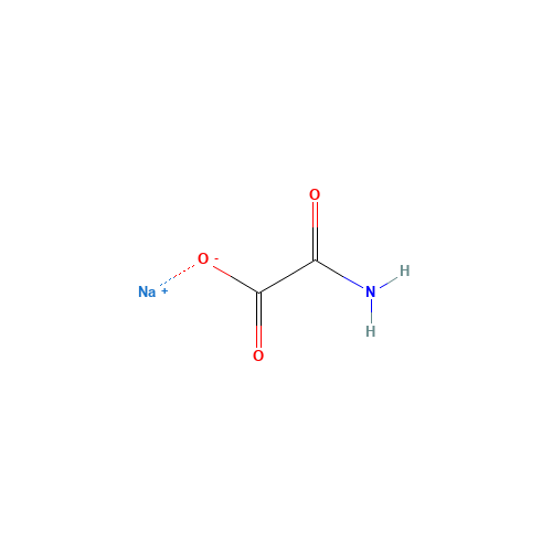 OXAMIC ACID SODIUM SALT (CAS: 565-73-1) - Chemical Structure and Molecular Formula 