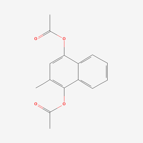 Menadiol diacetate (CAS: 573-20-6) - Chemical Structure and Molecular Formula 