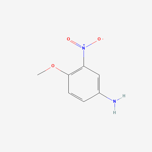 4-METHOXY-3-NITROANILINE (CAS: 577-72-0) - Chemical Structure and Molecular Formula 