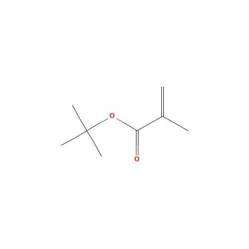 tert-Butyl methacrylate (CAS: 585-07-9) - Chemical Structure and Molecular Formula 