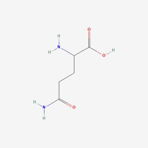 DL-Glutamine (CAS: 585-21-7) - Chemical Structure and Molecular Formula 