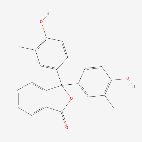 o-Cresolphthalein (CAS: 596-27-0) - Chemical Structure and Molecular Formula 