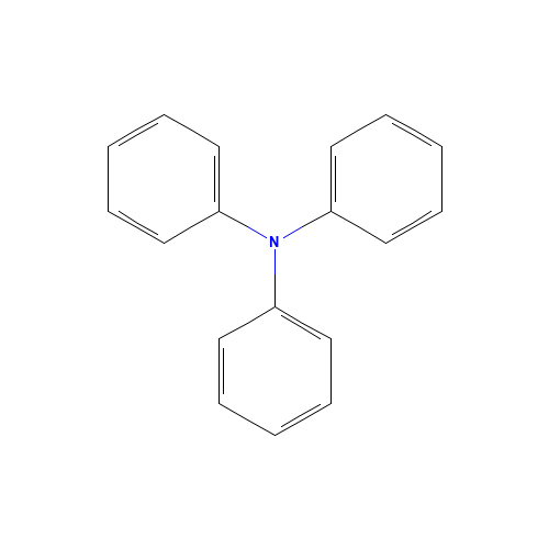 Triphenylamine (CAS: 603-34-9) - Chemical Structure and Molecular Formula 