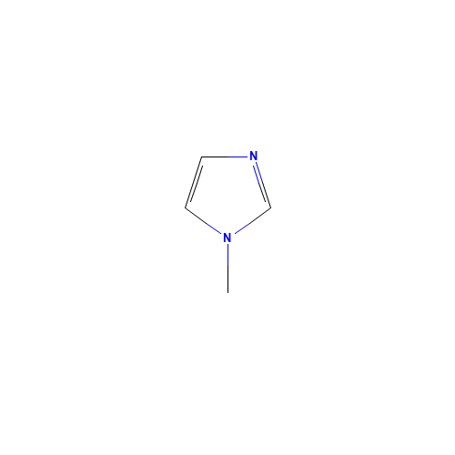 1-Methylimidazole (CAS: 616-47-7) - Chemical Structure and Molecular Formula 