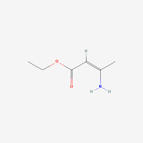 ETHYL 3-AMINOCROTONATE (CAS: 626-34-6) - Chemical Structure and Molecular Formula 