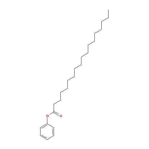 PHENYL STEARATE (CAS: 637-55-8) - Chemical Structure and Molecular Formula 