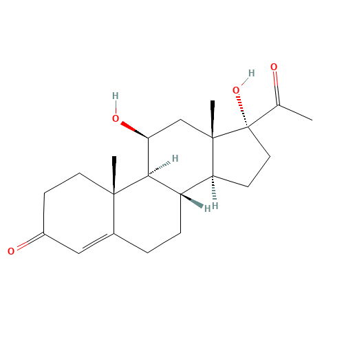 11BETA,17ALPHA-DIHYDROXY-4-PREGNENE-3,20-DIONE (CAS: 641-77-0) - Related Chemical Product