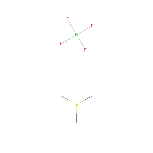 TRIMETHYLSULFONIUM TETRAFLUOROBORATE (CAS: 676-88-0) - Chemical Structure and Molecular Formula 
