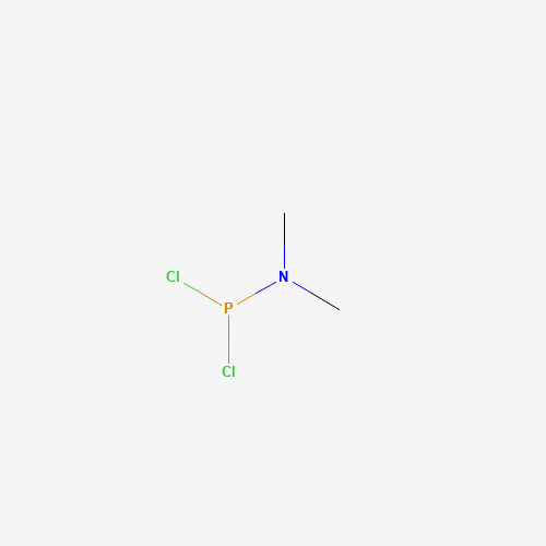 DIMETHYLPHOSPHORAMIDOUS DICHLORIDE (CAS: 683-85-2) - Chemical Structure and Molecular Formula 