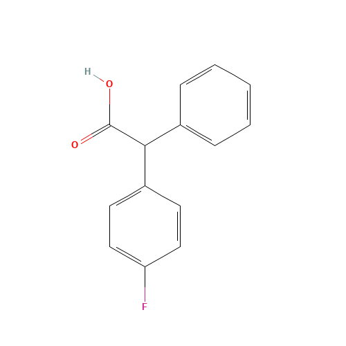 2-(4-FLUOROPHENYL)-2-PHENYLACETIC ACID (CAS: 723-69-3) - Related Chemical Product