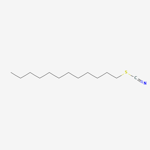 N-DODECYL THIOCYANATE (CAS: 765-15-1) - Chemical Structure and Molecular Formula 