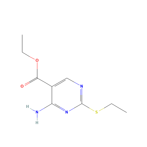Ethyl 4-amino-2-(ethylthio)-5-pyrimidinecarboxylate (CAS: 778-97-2) - Related Chemical Product