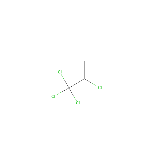 1,1,1,2-TETRACHLOROPROPANE (CAS: 812-03-3) - Chemical Structure and Molecular Formula 
