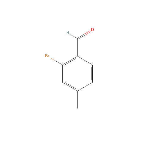 2-Bromo-4-methylbenzaldehyde (CAS: 824-54-4) - Chemical Structure and Molecular Formula 
