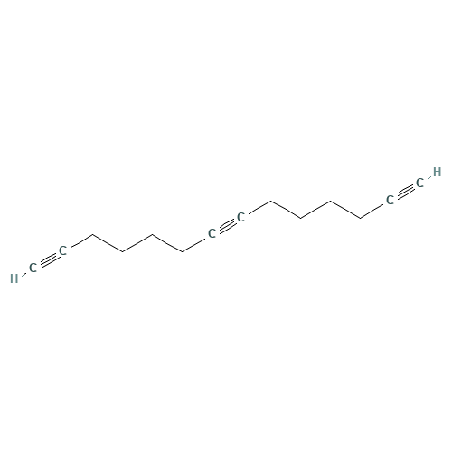 1,7,13-TETRADECATRIYNE (CAS: 872-21-9) - Chemical Structure and Molecular Formula 